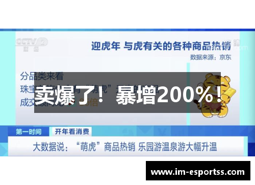 卖爆了！暴增200%！